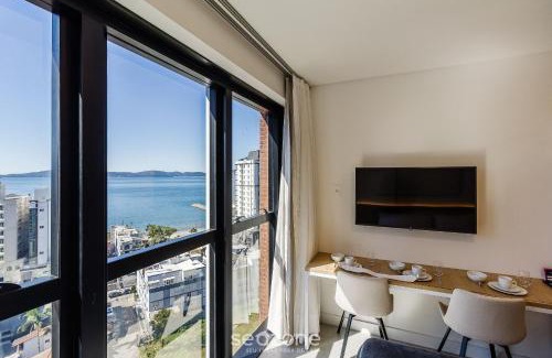 Centro Apartamento | MHFBs - Edifício Moderno c/piscina vista mar em Itapema