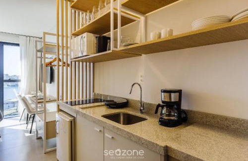 Centro Apartamento | MHFBs - Edifício Moderno c/piscina vista mar em Itapema