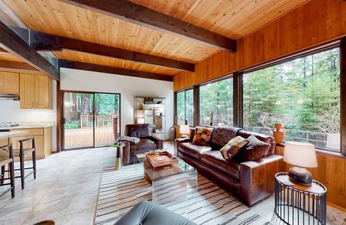 Gualala Casa | Mid-century home in the redwoods with expansive deck, garden & woodstove