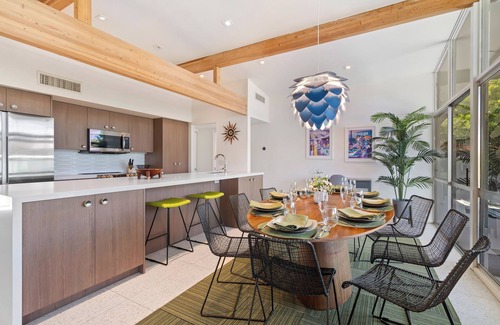 Palm Desert Casa | Mid Century Modern home -newly renovated with swim jet pool, spa on golf course!