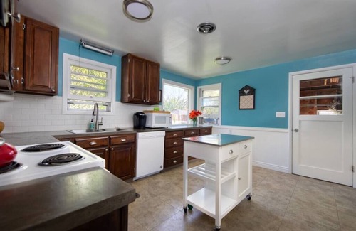 Depot Bench Casa | Mid-Century Modern Home by Historic Train Depot