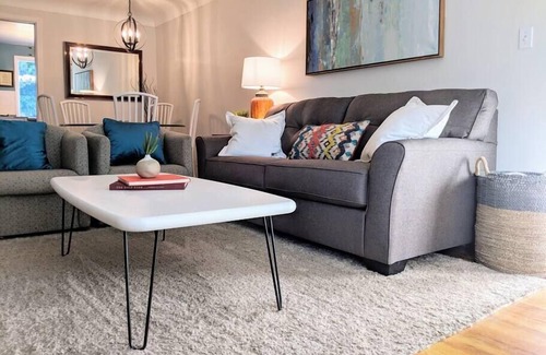 Depot Bench Casa | Mid-Century Modern Home by Historic Train Depot