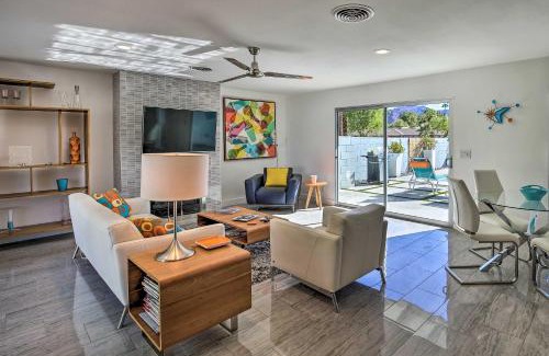 Palm Desert Casa | Mid-Century Modern Oasis, 1 Mile to El Paseo!