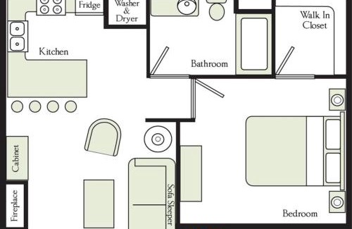 Village Casa | Mid Century Styled Condo, Sleeps 4, Pool, Hot Tub