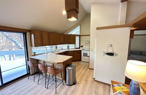 Frederic Casa | Mid-Century Upper Manistee River Getaway near Grayling