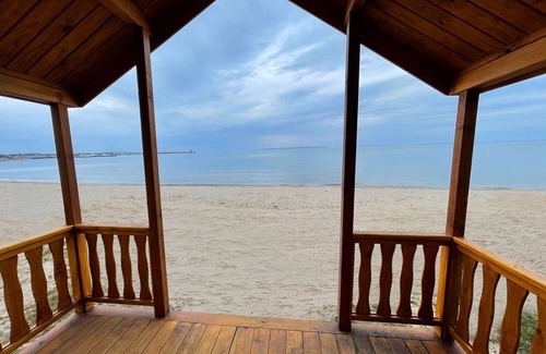 Mackinaw City Cabina | Mighty Mac Bridgeview Cabin 2
