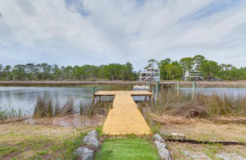 Florida Panhandle Casa | Milton Waterfront Home with Dock and Outdoor Kitchen!