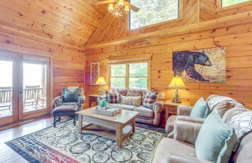 Mineral Bluff Casa | Mineral Bluff Bear Ridge Cabin with Hot Tub!