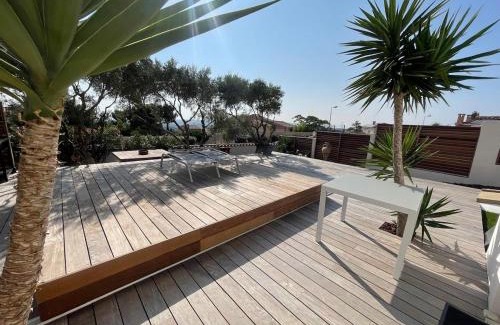 Ensues-la-Redonne Villa | Mini Villa avec Piscine Vue Mer