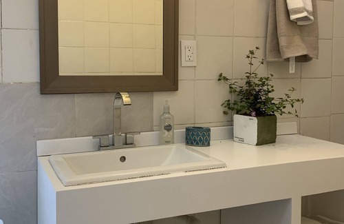 San Jerónimo Lídice Apartamento | Miniloft introspective-jardín-privacidad-Sur CDMX
