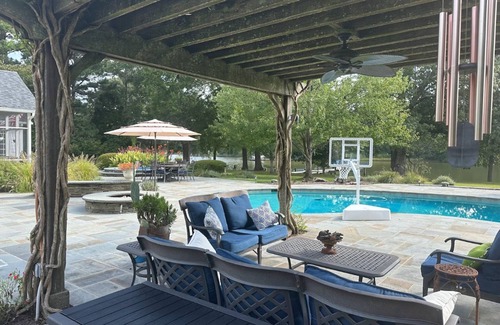 Easton Casa | Minutes from Downtown St. Michaels | Pool | Outdoor Kitchen | Private Dock | Hot