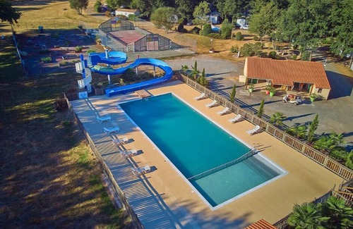 La Boissiere-de-Montaigu Apartamento | Mobil Home-Unidad-Familiar-Baño Privado-Terraza