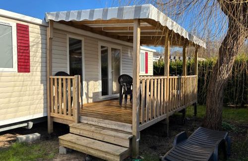 Les Mathes Otro | Mobil-home 40m2, camping les Charmettes 4 étoiles La Palmyre 4-6 personnes-2 chambres dont 1 suite parentale-2 salles de bain