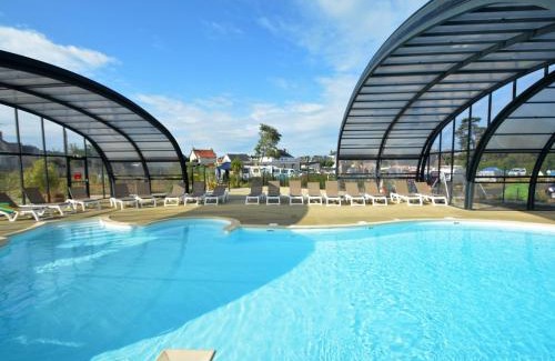 Jullouville Casa | Mobil-home 6 pers, 3 chambres, piscine chauffée, plage à 200m, terrasse couverte - FR-1-361A-12