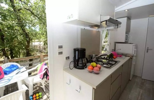 Saint-Paul-en-Foret Casa | Mobil Home Komfort 29m2 2 Schlafzimmer mit Klimaanlage 4 Personen