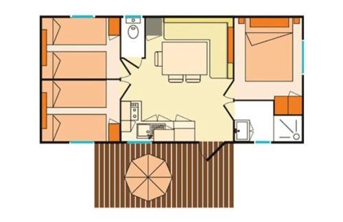 La Boissiere-de-Montaigu Apartamento | Mobile home 6 personnes Climatisé proche Puy du fou Clisson 800FA