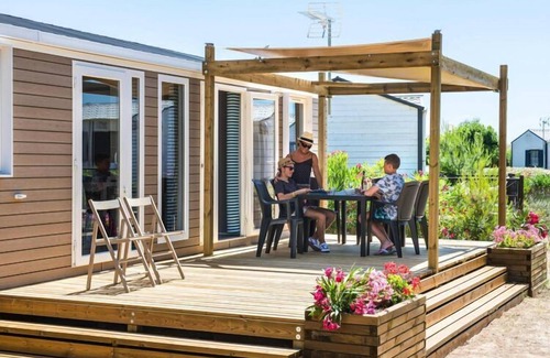 Les Cabanes de Fleury Casa | Casa móvil con terraza, Vendres-Plage