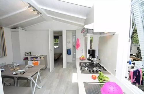 Saint-Paul-en-Foret Casa | Mobilhome Comfort 29m2 - 2 Erwachsene und 3 Kinder mit Klimaanlage 5 Personen