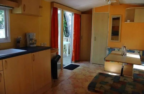 Nabirat Casa | Mobilhome M7 35m2 mit überdachter Terrasse / 2 Schlafzimmer 4 Personen