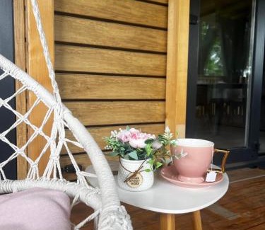 Hrastnik Apartamento | Mobilna hiška pogled na jezero