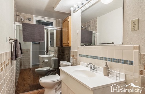 Northwest Arvada Casa | Mod-Chic Retreat Lux Kitchen Game Rm Patio