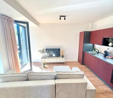Banska Bystrica Apartamento | Moderný apartmán so súkromnou terasou v centre mesta
