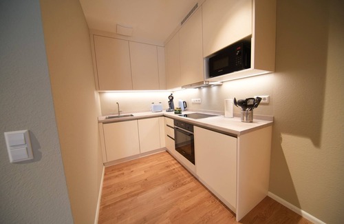 Sankt Georgen Apartamento | Moderno 101 - Apartamento en Friburgo para 4 personas con terraza