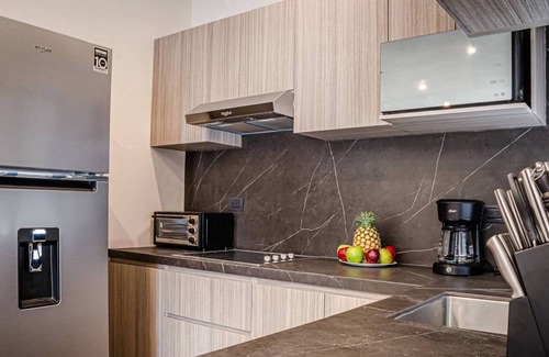 Área de la calle 12 Apartamento | Moderno Apartamento de 2 Dormitorios a Pasos de la Playa