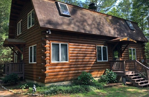 Intervale Cabina | Modern, 2 King, 4 BDRM Private Luxury Log Cabin