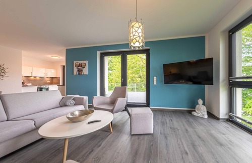 Krakow am See Apartamento | Modern 5-star vacation apartment with roof terrace on Lake Krakow