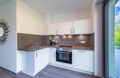 Krakow am See Apartamento | Modern 5-star vacation apartment with roof terrace on Lake Krakow