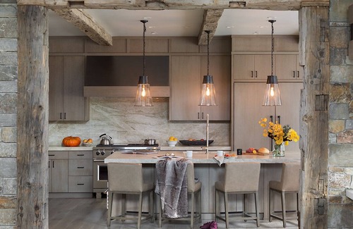 Teton Village Villa | Las comodidades modernas abundan en este amplio retiro de Shooting Star