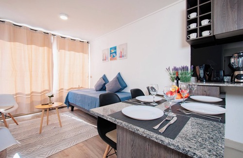 San Joaquin Apartamento | Moderno y luminoso departamento familiar (cercano al metro Carlos Valdovinos)
