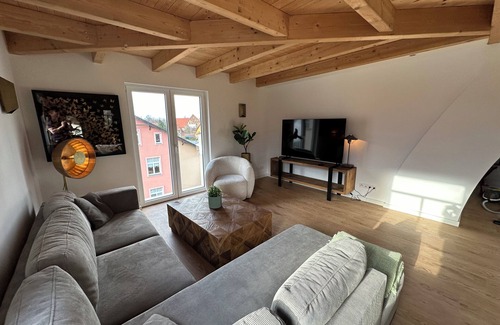 Bad Doberan Apartamento | Modern and comfortable apartment with 2 bedrooms, tower room and balcony.