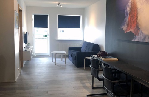 City Center Apartamento | Apartamento moderno y acogedor de 1 dormitorio ubicado en el corazón del centro de Akureyri