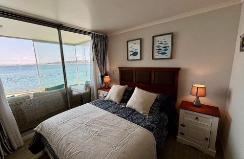 Concon Apartamento | Espectacular vista al mar en primera linea