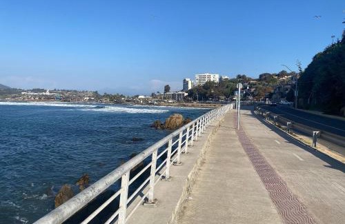 Concon Apartamento | Espectacular vista al mar en primera linea