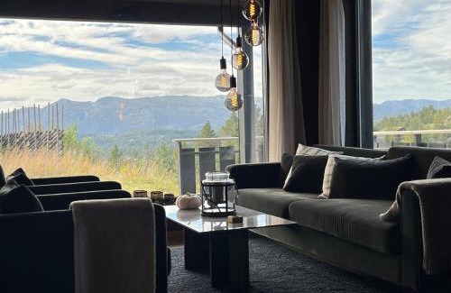 Rauland Apartamento | Modern and cozy mountain cabin - panoramic view!