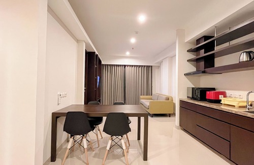 By Pass Ngurah Rai Apartamento | Modern And Stylish 2Br (No Kitchen) Apartment At Skales Residence Nusa Dua Bali