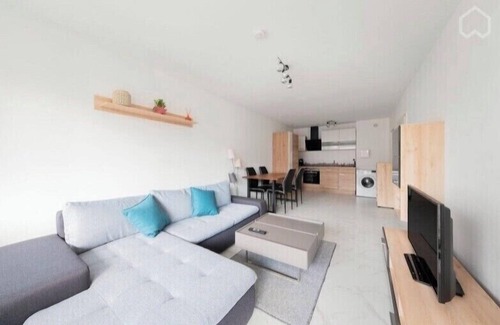 Am Riesenfeld Casa | Apartamento moderno en Munich con un gran balcón.