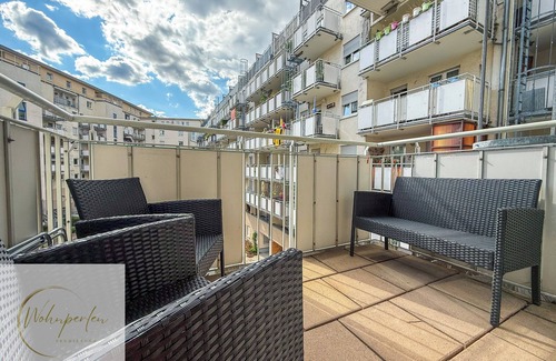 Leipziger Vorstadt Apartamento | Modern apartment in Dresden - Neustadt with covered balcony and comprehensive am
