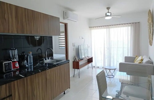 Ejidal Apartamento | Modern Apartment Rooftop & Gym