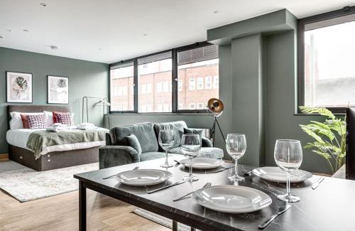 Rushmoor District Apartamento | Modern Apt, town centre, 4 guests, pkg, wifi by Tent serviced apartments