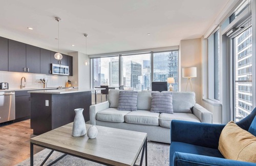 Seaport District Apartamento | Modern Apt with Gym S