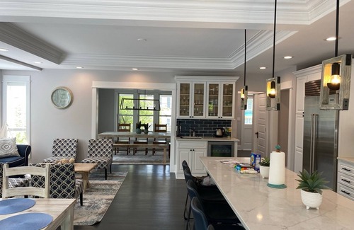 South Haven Casa | Modern beach house, private heated pool, walk to the beach and town!