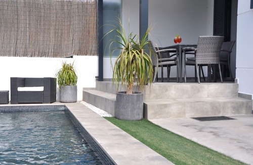 Cala Pi Casa | Modern bungalow with heated pool, 50m from the sea - whirlpool -