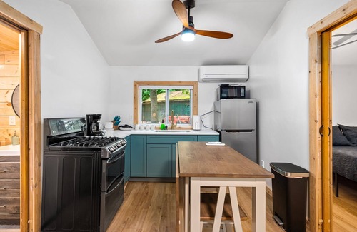 Mayfield Cabina | Modern Cabin on Arbutus Lake w/Pontoon Rentals