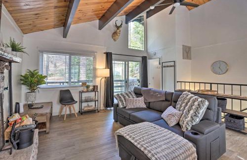 Running Springs Casa | Modern Cabin with Game Room and Deck, Near Skiing