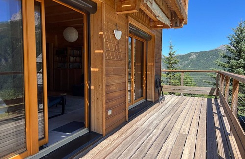 Pra Loup Chalet De Esquí | Chalet moderno 4 habitaciones, terraza sur, aparcamiento, Pra Loup
