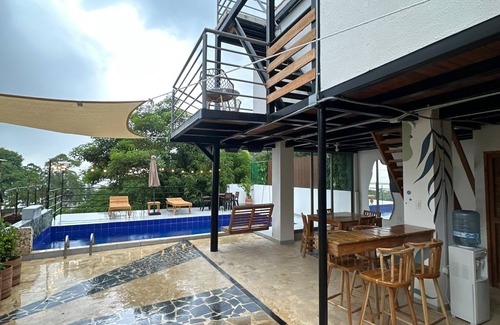 Turbaco Chalet De Esquí | Modern chalet with private pool, perfect for relaxing surrounded by nature.